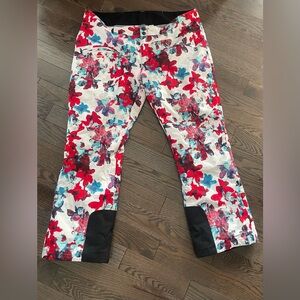 Obermeyer Women's Printed Snow Pants —Size 18